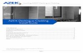 AZEK Decking as Cladding Install Guide - TimberTech · 2020-05-26 · Install Guide for Residential Applications Only. Page 3 ... Install 2 fasteners per 2x4 furring member (16”