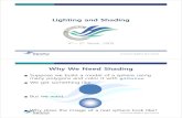 Lighting and Shadinggraphics.hallym.ac.kr/teach/2009/cga/src/06shade.pdf · Lighting and Shading 4th~ 5th W k 2009Week, 2009 WhyWeNeedShadingWhy We Need Shading