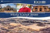 Join Bishop Harvey & the Louisiana Conference Holy Land 2020 · 2019-04-10 · Join Bishop Harvey & the Louisiana Conference • 800-247-0017. Holy Land ... First Class Hotels & much