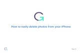 How to really delete photos from your iPhone · Recover All )hone photo\ Deleted phots and videos, can still take space, < Albums 9:41 AM Recently Deleted Select Photos and videos
