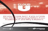 Revolution not evolution How Cloud Computing Differs from ...dgorin1/451/cloud/Revolution_Not_Evol… · a dozen webinars, or go all in and earn the CloudU Certificate, you’ll learn