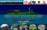 Making Renewable Energy Mainstream Supply to Rural Nepal Factors a… · Making Renewable Energy Mainstream Supply to Rural Nepal Alternative Energy Promotion Centre C Introductionof