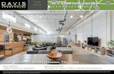 FOR 7,000 S idtown iveork uilding SALE live/work space ... · FOR SALE livework space 7,000 SF Midtown Live/Work Building ust S of 4 and E of Crawford St Ryan Neyland ryandaviscommercial.com