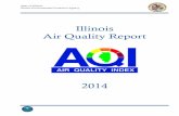 Illinois Air Quality Report · Appendix A: Air Sampling Network 37 Description of the Air Sampling Network The Illinois air monitoring network is composed of instrumentation owned