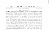 THE SHIRBURNIAN. · 2020-01-07 · THE SHIRBURNIAN. No. CXVI. OCTOBER, 1885. VOL. XII. EDITORIAL. J~NOTHER School year has passed away with all its hopes I and fears, and the onerous