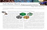 Soft Matter World Newsletter · Protein unfolding results in structural rearrangements of the polypeptide backbone with pos-sible self-assembly of certain pro-teins into insoluble