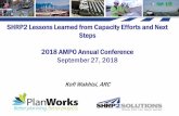 SHRP2 Lessons Learned from Capacity Efforts and Next Steps … … · •C02 - Performance Measures for Highway Capacity Decision-Making ... to reflect the evolution of performance-based