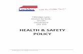 HEALTH & SAFETY POLICY - Gelder Group · 2.5 External Health & Safety Advisers 2.6 Managers & Supervisors 2.7 Employees Section Three – Arrangements for Implementing the Company