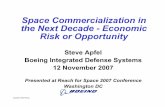 Space Commercialization in the Next Decade - Economic Risk ... · 1990 Palapa B2R 1990 BSB-2 1990 Galaxy VI 1992 Galaxy V 1992 Palapa-B4 1993 THAICOM 1 1994 Galaxy I-R 1994 APSTAR