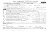 IRS NOTICE 2020-23 Return of Organization Exempt From ... · 4 D esc ri bth og anz ' p mvlf , ud y expenses. Section 501(c)(3) and 501(c)(4) organizations are required to report the