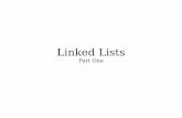 Linked Lists - Stanford University...Linked Lists at a Glance 1 2 3 A linked list is a data structure for storing a sequence of elements. Each element is stored separately from the