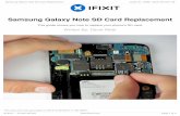 Written By: David Ritter - ifixit-guide-pdfs.s3.amazonaws.com · change how your phone deals with memory storage. Check the device's troubleshooting page if you think your SD card