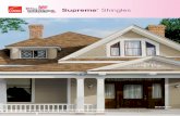 10013324-D Supreme Data Sheet - apmbuildingmaterials.com y… · Supreme® Shingles Supreme® three-tab shingles—a smart choice when you need to balance curb appeal, weather resistance