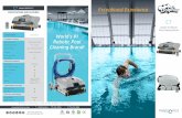 World’s #1 Robotic Pool Cleaning Brand! CLASSIFICATION ...€¦ · The best protection of any robotic pool cleaner on the market. ULTIMATE CLEANING TECHNOLOGY There’s a reason