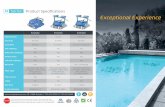 M Series Product Specifications Exceptional Experience€¦ · Nobody knows robotic pool cleaners like Maytronics – the company behind top-selling Dolphin robots. For more than