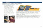 Datasheet: DSX CableAnalyzer? Series · Certifying a cable )cess that starts with system design and ends with system can improve the diverse projects. difference betwee certifies