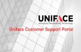 Uniface Customer Support Portal · Uniface Customer Support Portal Customer Support Welcome You can raise a Uniface Service Desk request from the options provided below What do you