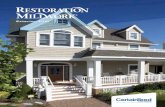 Exterior Trim - CertainTeed · CertainTeed vinyl siding, you can choose paint colors from the same palette for your Restoration Millwork trim. Similar colors give you a blended look.