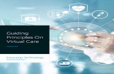 Guiding Principles On Virtual Care - cdn.cta.tech...CTA intends these Principles to be baseline recommendations that are designed to address virtual care tools that include some degree
