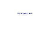 Interpolation - Weeblynumericalanalysis.weebly.com/uploads/1/3/8/6/13867400/interpolati… · y Piecewise quadratic interpolation of four data points. Spline Interpolation Definition