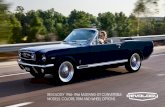 REVOLOGY 1965-1966 MUSTANG GT CONVERTIBLE MODELS, … · 01/07/2020  · 1966 mustang convertible order guide major product changes retail order guide - 2021 models 1966 mustang convertible