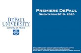 Premiere DePaul - DePaul University · Premiere DePaul 2019 -2020 • Immersion week is part of an academic course, HON/LSP 110: Discover Chicago Music Scenes. • Activities include