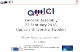 General Assembly 22 February 2018 Uppsala …...WP1: Coordination 21/02/2018, Uppsala 1st Annual Meeting 7 Progress: AMICI Partner and Industry Days (Task 1.2, INFN) The ‘AMICI Partner