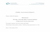 Public Assessment Report · After careful assessment of its quality and therapeutic benefit/risk ratio, the member states have granted the marketing authorisation of the Merisone