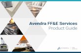Avendra FF&E Services Product Guide · 2 | 866AVENDRA ABOUT AVENDRA’S FF&E SERVICES Avendra’s FF&E Services is your one-stop-shop for replacement kitchen equipment and decorative