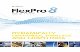 DYNAMICALLY ORGANIZE, ANALYZE AND GRAPH DATA€¦ · analysis of measurement data. For tricky applications, the full accessibility of FlexPro’s objects through Visual Basic for
