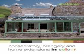 V3 06/13 conservatory, orangery and in colour€¦ · Orangery colour - Cream Conservatory colour - Sage Green. Rosewood Light Oak Irish Oak These conservatories feature major parts