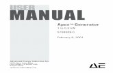 USER MANUAL - MHz Electronics€¦ · USER MANUAL Fort Collins,CO 80525 USA 970.221.4670 technical.support@aei.com 1625 Sharp Point Drive Advanced Energy Industries,Inc.