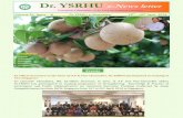 Dr. YSRHU e-News letter€¦ · dening, organic farming and sustainable agriculture’ was organized by Krishi Vigyan Kendra, Venkataramannagudem from 16.04.2018 to 25.04.2018 to