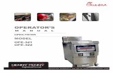 OPERATOR’S - Henny Penny€¦ · OFE-321/322 Volts Phase Kw Amps 200-208 3 22 61 220/240 3 22 58 440-480 3 22 28 380-415 3 22 20 . This fryer MUST be adequately and safely . grounded