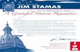 A Grateful Nation Remembers...2018/05/24  · A Grateful Nation Remembers STATE SENATOR JIM STAMAS • Toll-Free: 855.347.8036 MICHIGAN HONORS U.S. ARMED FORCES Under Michigan law,