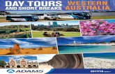 DAY TOURS · • Millionaire’s Row – drive through the most affluent Perth suburbs • Fremantle – enjoy an historic trolley tram ride and free time for shopping or lunch •
