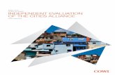 Cities Alliance Final Report · The evaluation elaborates, in depth, on a number of guiding questions presented in the ToR relating to the following evaluation criteria: • Relevance