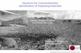 Neutrons for Cosmochemistry Identification of Impacting ... · Neutrons for Cosmochemistry Identification of Impacting Asteroids Gerhard Schmidt Institute of Earth Sciences Heidelberg