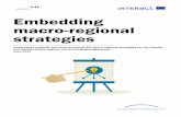 Embedding macro-regional strategies · Embedding macro-regional strategies June 2017 2 / 130 Disclaimer: This material can be used for public use, provided the source is acknowledged