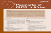 Pugmarks of CUTS in Africa · an ambitious endeavour to establish itself in Africa, to foster greater understanding among African civil society of ways to influence policies that