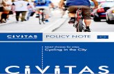 Smart choices for cities Cycling in the City · Smart choices for cities Prefac. .ac .4In .Pa4r 6 E-BIKES Electric bicycles (e-bikes) are gaining ground in the city. These bicycles
