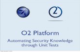 O2 Platform - OWASP · analyst security consultant senior consultant O2 developer O2 Quote, by David Campbell " Earlier this year I gave a presentation about how the 'future of penetration