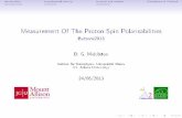 Measurement Of The Proton Spin Polarisabilitiesnuclear.gla.ac.uk/~baryons2013/Talks/Middleton.pdf · D. G. Middleton Institut für Kernphysik, Universität Mainz Mt. Allison University