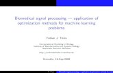 Biomedical signal processing --- application of ... · image? F. Theis Biomedical signal processing — application of optimization methods for machine learning problems. Supervised