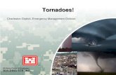 Tornadoes! · Interesting Tornado Facts: • Waterspouts are tornadoes that form over a body of water. • A strong tornado can pick up a house and move it down the block. • Knives
