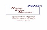 Qualification Standard Reference Guideconstruction, operation, and application..... 67 8. Nuclear safety specialists shall demonstrate a familiarity level knowledge of process ...