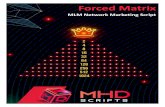 Forced Matrix MLM Network Marketing Script