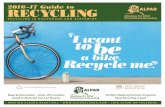 2016 17 Guide to RECYCLING - ALPARRECYCLING Public service advertising, , Facebook, posters, colorbooks, Alaska Recycles Day promotions, ALPAR Guide to Recycling. Recycling assistance: