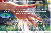 (STEE 2018) Sciences et Techniques de lEau & de l ...hydrologie.org/CONF/2018 STEE.pdf · Ahmed Abdel RehimCEDARE, (Egypt) Yaw Opoku-Ankomah CSIR (Ghana) Radwan A. Al-Weshah UNESCO