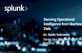 Deriving Operational Intelligence from Machine Data · INSIDE THE IT BLENDER MACHINE DATA EVERYWHERE GPS, Wire, Hypervisor, Web Servers, Email, Messaging Clickstreams, Mobile, Telephony,